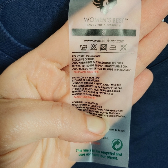 Womens Best Long Sleeve Crop Top & Cycling Shorts Size Small - Picture 13 of 13